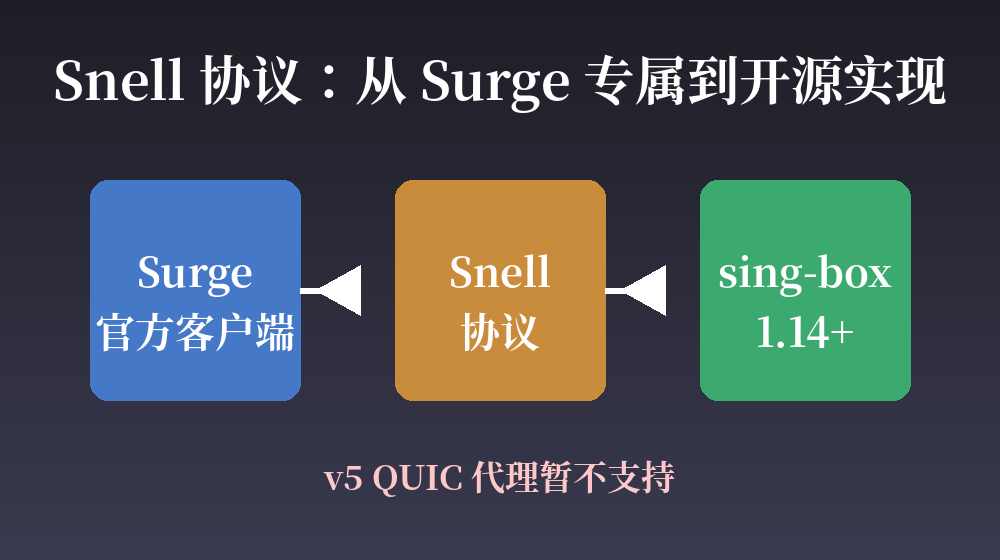 sing-box 1.14 Snell 协议支持示意