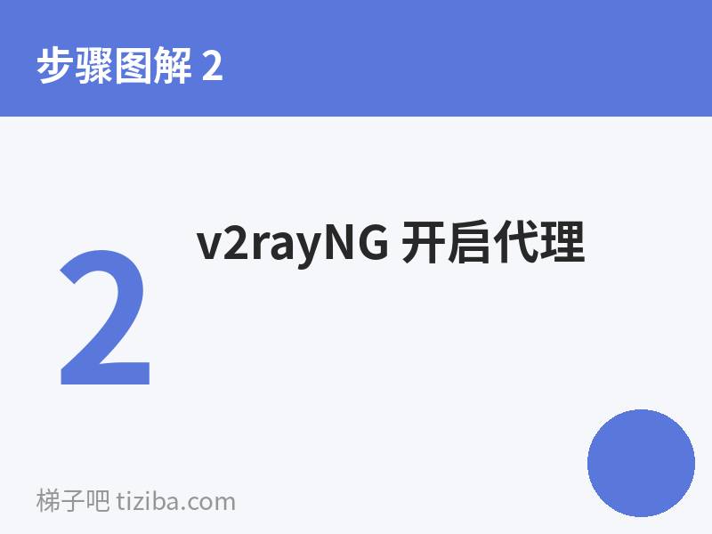 v2rayNG 开启代理